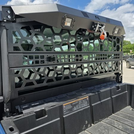 Can-Am Defender HD11 Headache Rack and Game Loader with hidden winch, LED lights and accessory bar